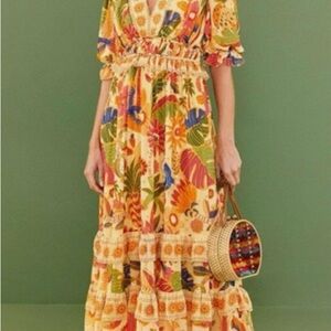 FARM Rio Tapestry Tiered Maxi Dress